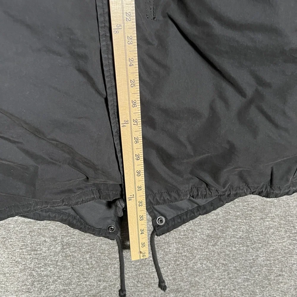 TNA Coat Womens Medium Black Britannia Parka‎ Military Removable Liner Hooded - Picture 2 of 7